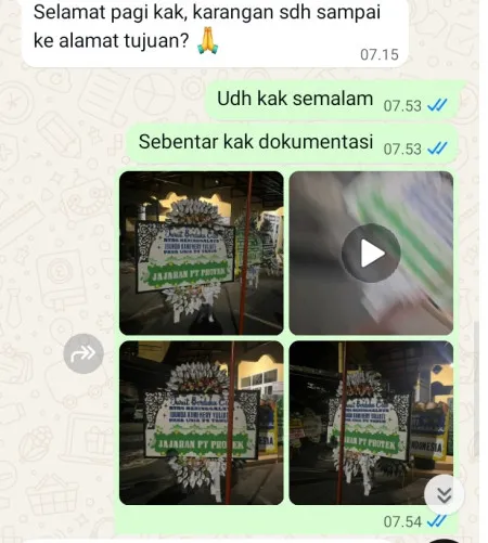 Pengiriman Papan Bunga Selamat Rancasari