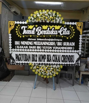 Papan Bunga di Rancasari
